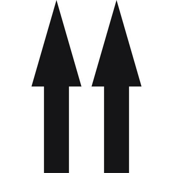 This End Up Freight Marking Stencil