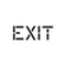 Exit Stencil
