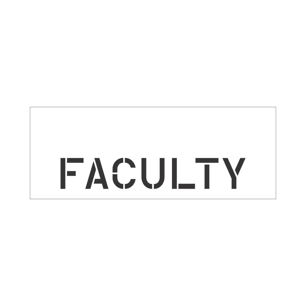Faculty Stencil