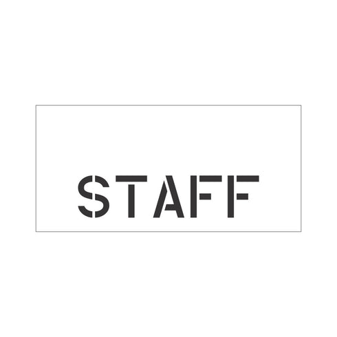 STAFF School Safety Stencil