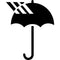Keep Dry Symbol Stencil