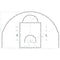 FIBA European Basketball Court Stencil
