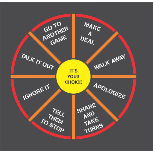 Playground Game Stencil | Conflict Resolution Circle