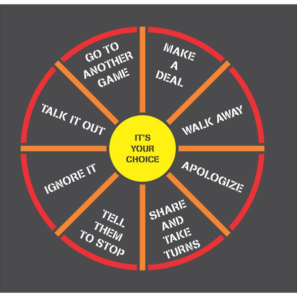 Playground Game Stencil | Conflict Resolution Circle