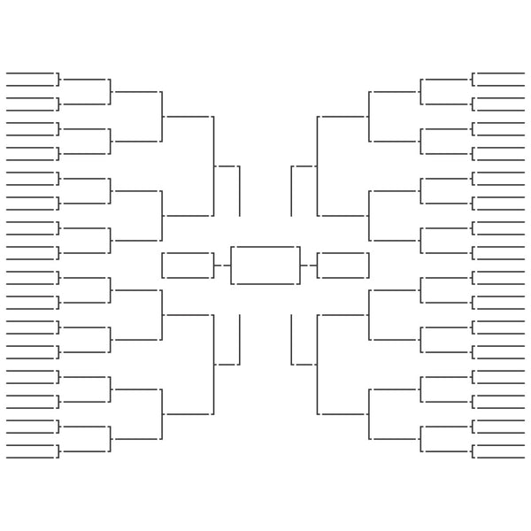 Tournament Bracket Stencil