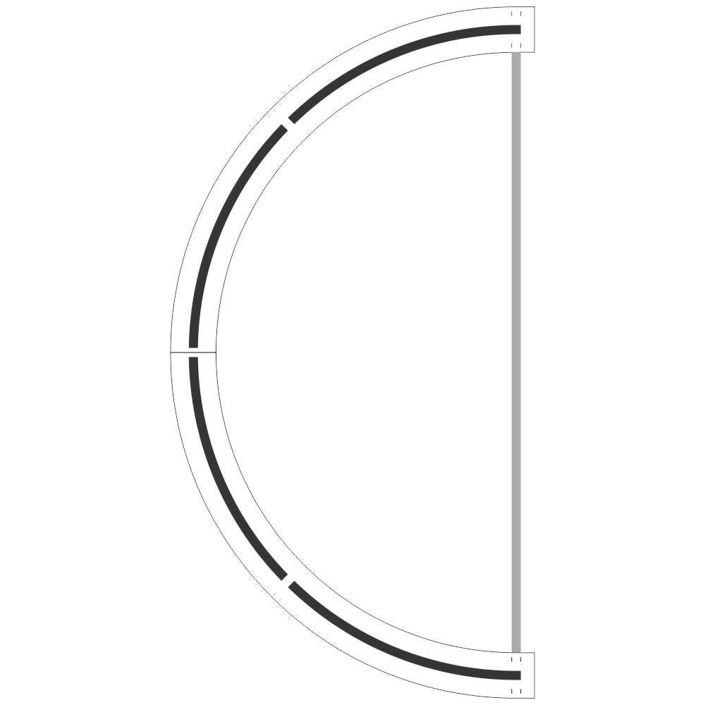 Center Court Jump Ball Circle | for Stencil Ease Basketball Court Stencils