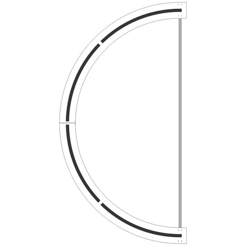 Center Court Jump Ball Circle | for Stencil Ease Basketball Court Stencils