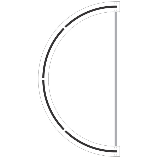 Center Court Jump Ball Circle | for Stencil Ease Basketball Court Stencils