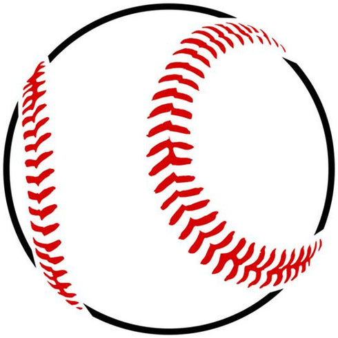 Baseball Stencil