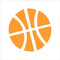 Basketball Stencil