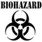 Biohazard Safety Symbol Stencil