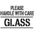 Please Handle with Care Glass Shipping Stencil