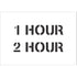 One Hour Fire Barrier Protect All Openings Stencil