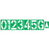 Football Field Numbers stencil set