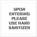 Please Use Hand Sanitizers | Safety Sign Stencil