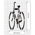 Bike Symbol MUTCD Pavement Marking Stencils