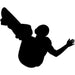Backside Air Skateboarding Stencil