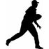 Baseball Player Silhouette Stencil