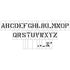 Magnetic Letter stencils