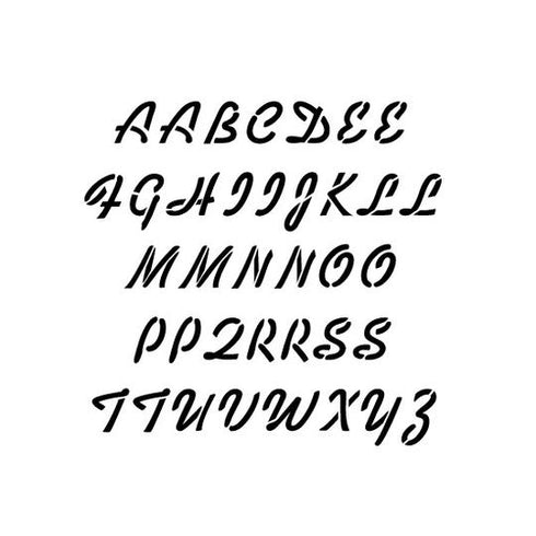 Alako Letter and Number Stencil Sets
