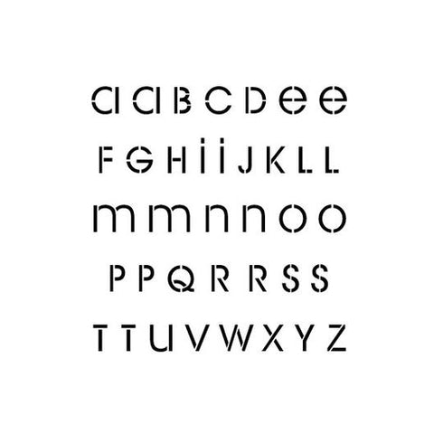Arrierre Garde Letter and Number Stencil Sets