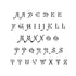 Ornate Letter and Number Stencil Sets