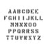 Military Letter and Number Stencil Sets