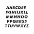 Futura Letter and Number Stencil Sets