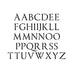 Imperator Letter and Number Stencil Sets
