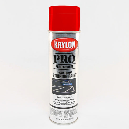 Firelane Red Krylon Professional Striping Paint - Solvent Based