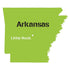 Arkansas State Map Stencil