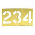 Brass Number Stencil Sets