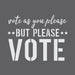 Please Vote | Election Sign Stencil