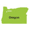 Oregon State Map Stencil