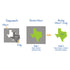 Texas State Map Stencil Project