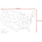 US Map Stencil