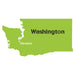 Washington State Map Stencil