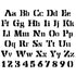 Stencil Export Letter and Number Stencil Sets