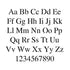 Times New Roman Letter and Number Stencil Sets