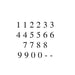 Times New Roman Letter and Number Stencil Sets