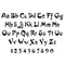 Artistik Letter and Number Stencil Sets