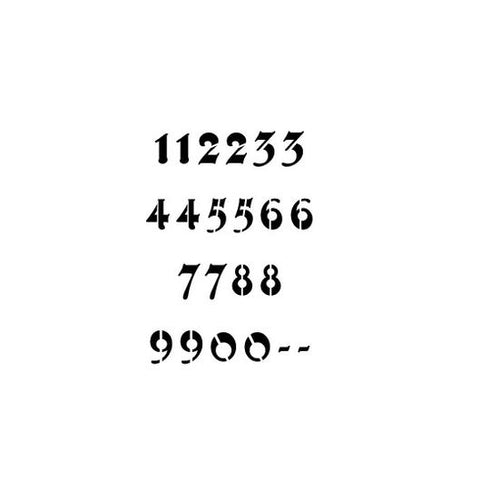 Artistik Letter and Number Stencil Sets