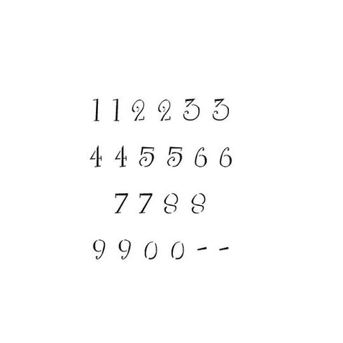 Girls are Weird Letter and Number Stencil Sets