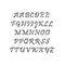 Pristina Letter and Number Stencil Sets