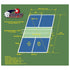 Official Pickleball court dimensions and layout
