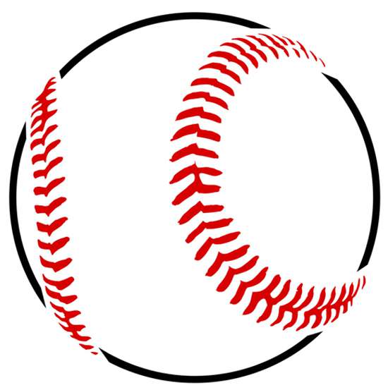 Stencils Super Sized Baseball Stencil