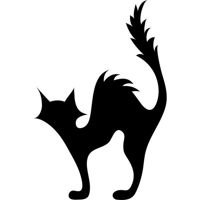 Free Printable Black Cat Pumpkin Stencil