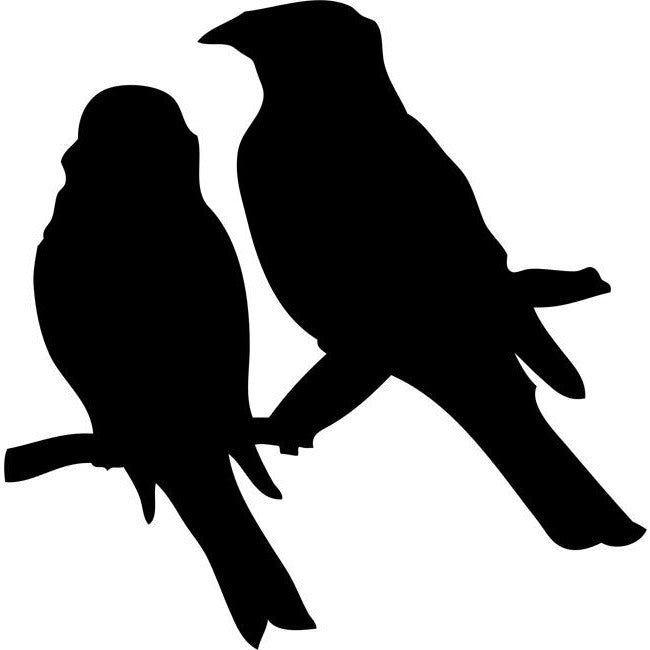 Lovebirds Bird Stencils