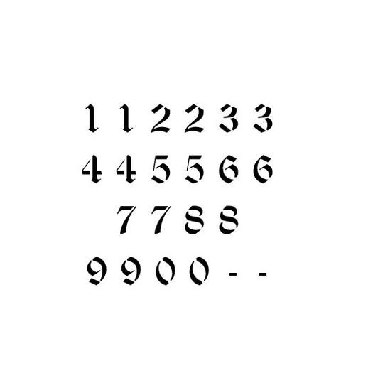 old english numbers