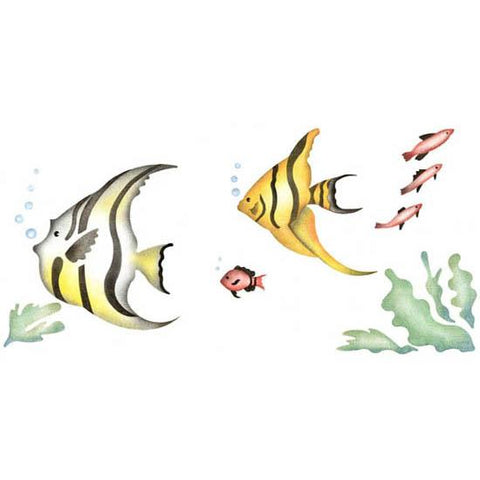 fish home decor stencil